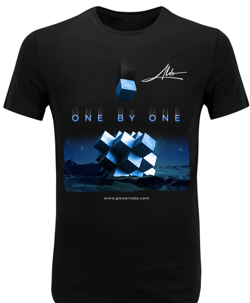 One by One - Tshirt (black)